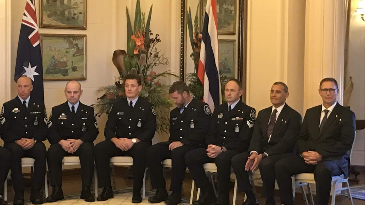 Nine Australians have been awarded bravery medals for their part in the Thai cave rescue.