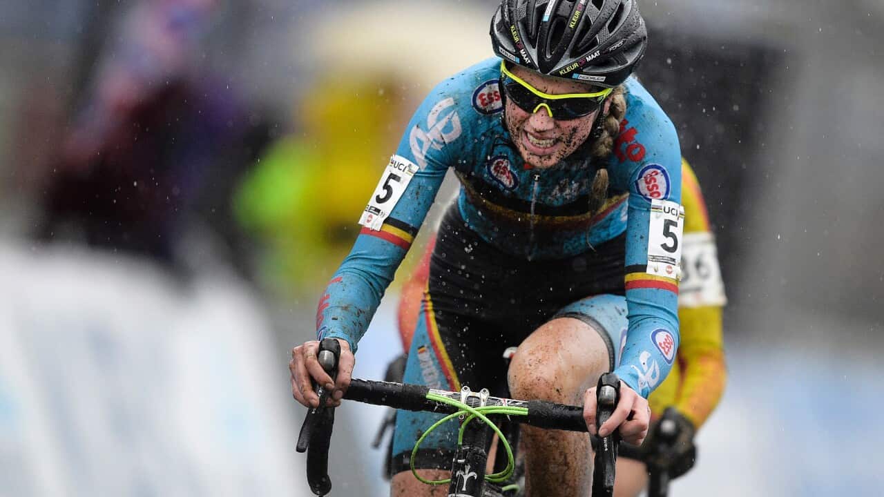 Belgian Femke Van Den Driessche was accused of technological fraud at the 2016 cyclo-cross world championships