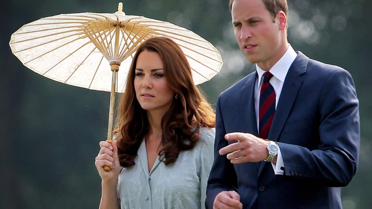 Tea party then jungle for Kate and William