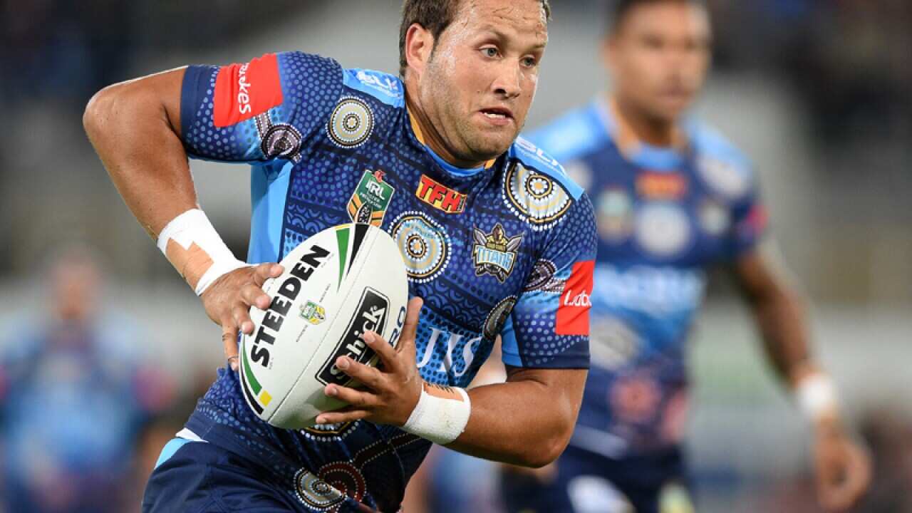 Titans player Tyrone Roberts