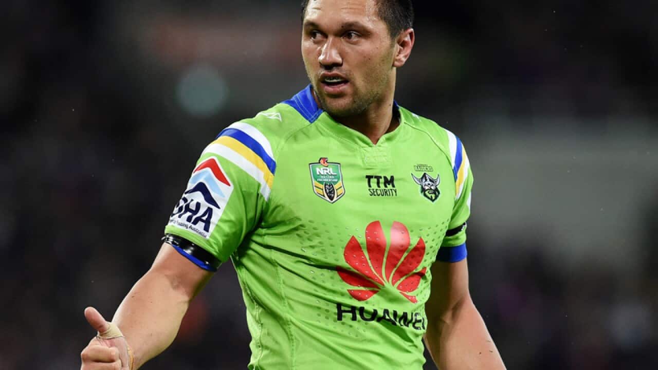 Jordan Rapana of the Raiders