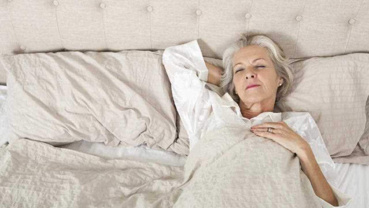 Good sleep gets harder as we age, but mindfulness could help. (AAP)