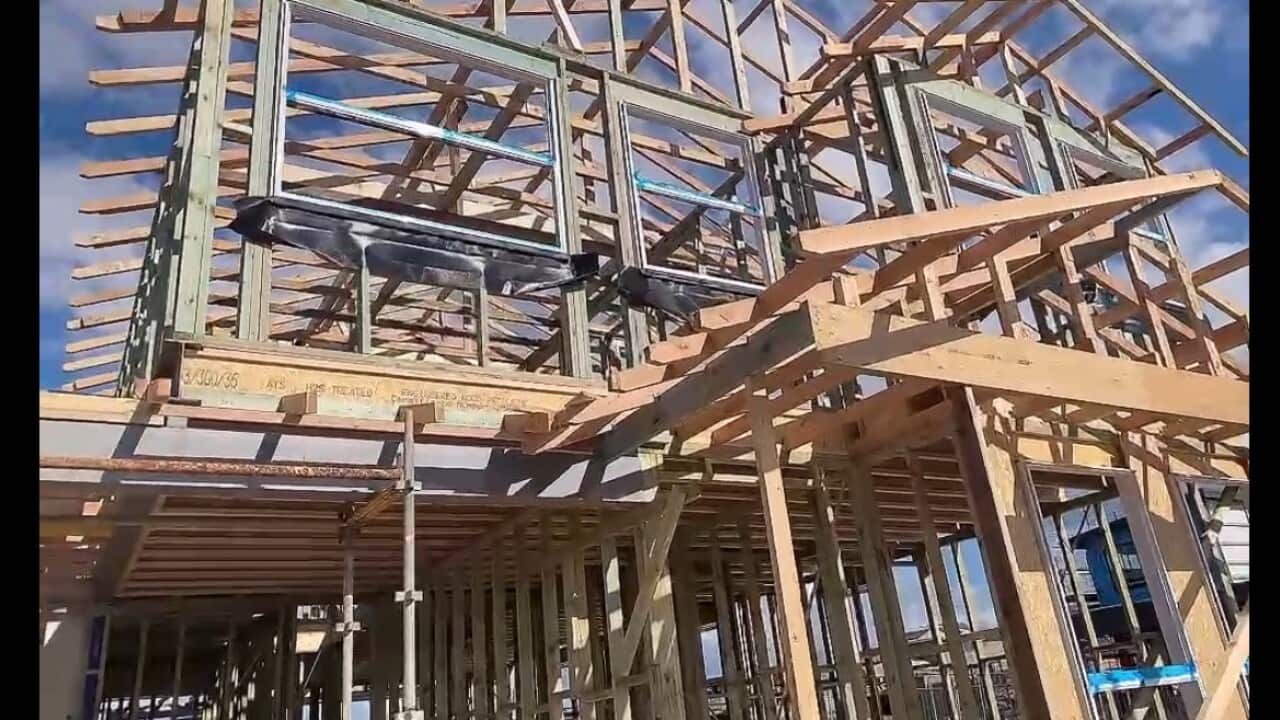 Yuan's house under construction