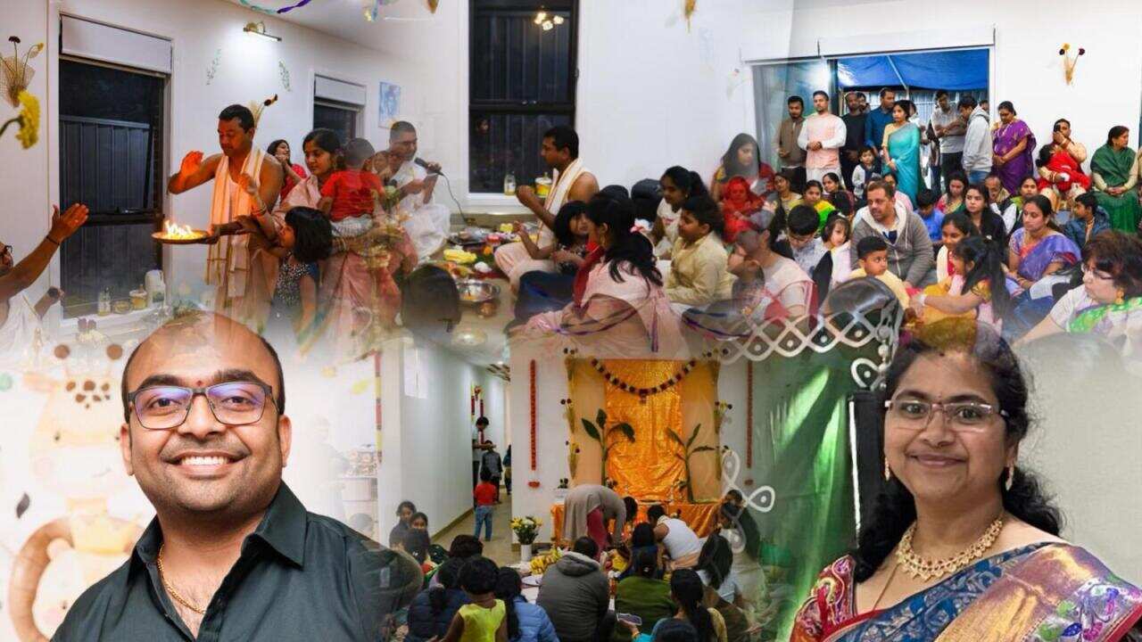 Telugu families in Australia unite to celebrate Vinayaka Chavithi, spreading joy and tradition together.