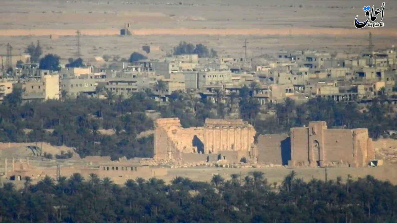 Ancient ruins of the city of Palmyra