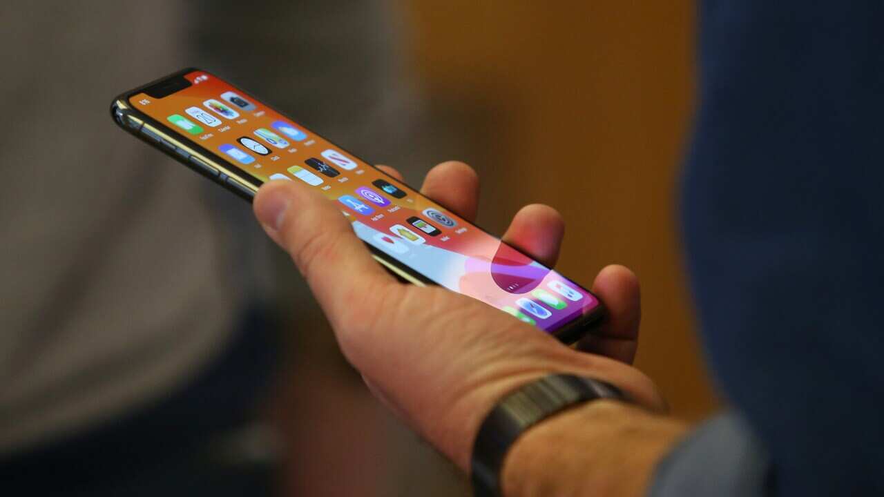 A man and his phone