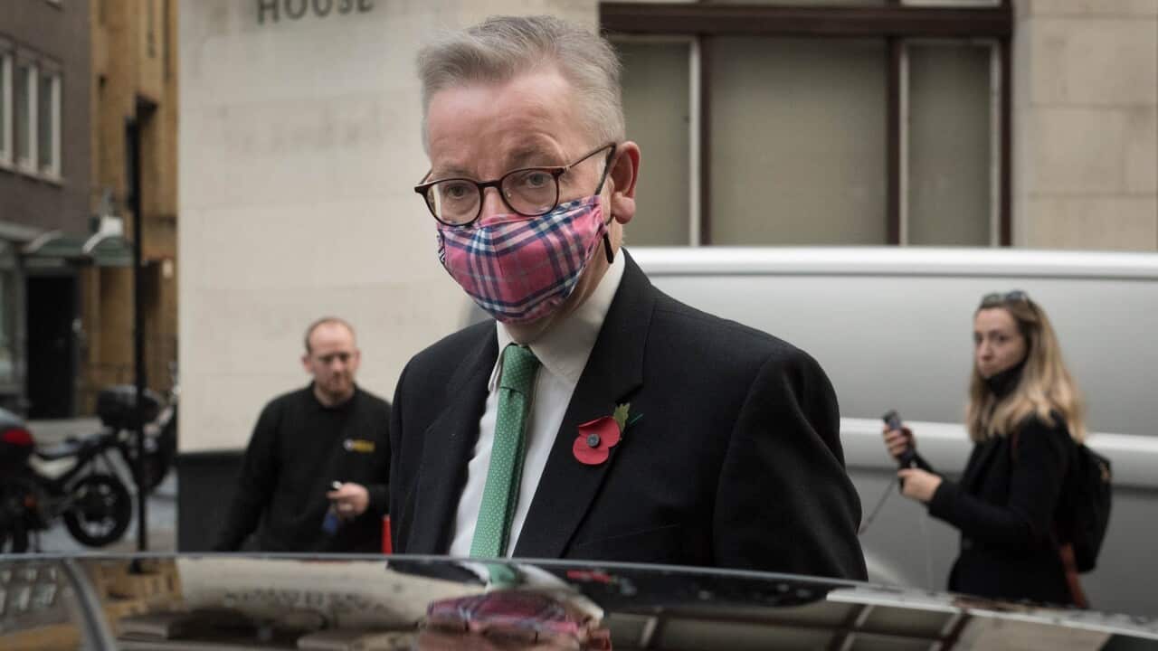 British cabinet minister Michael Gove