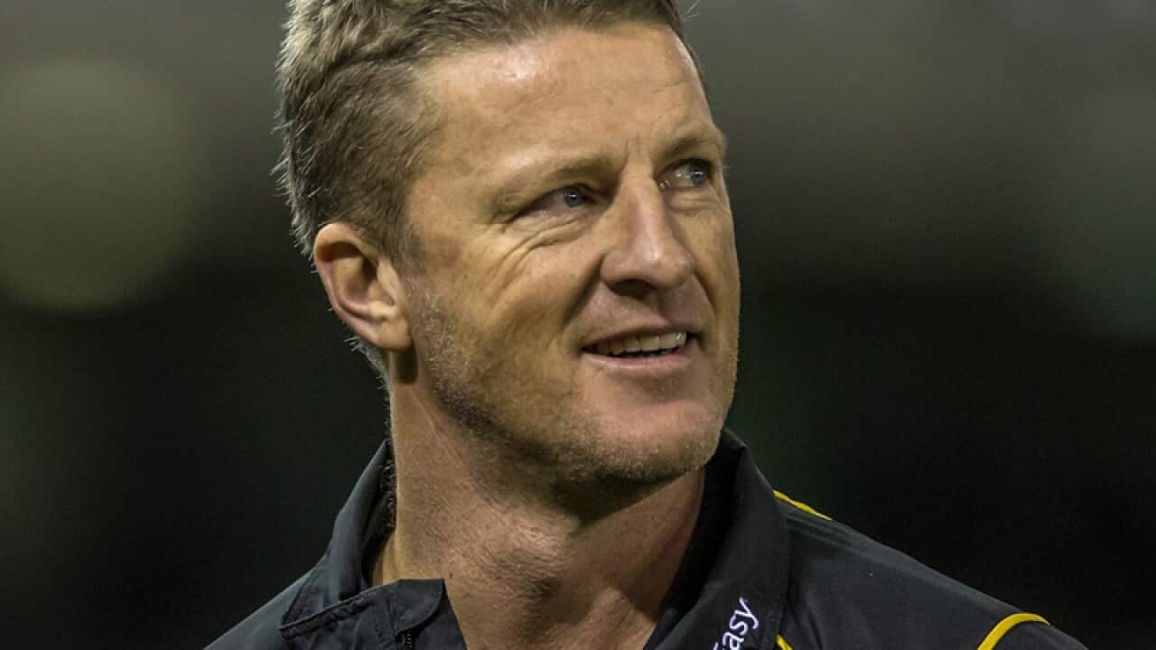 Damien Hardwick coach of the Tigers