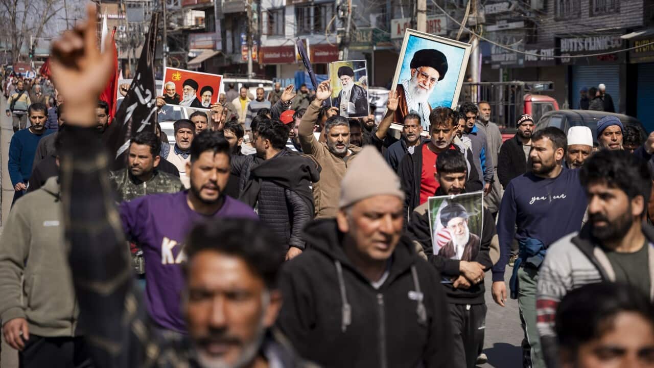 Massive Protests Erupt Across Kashmir After Killing of Iran’s Supreme Leader Ayatollah Khamenei.