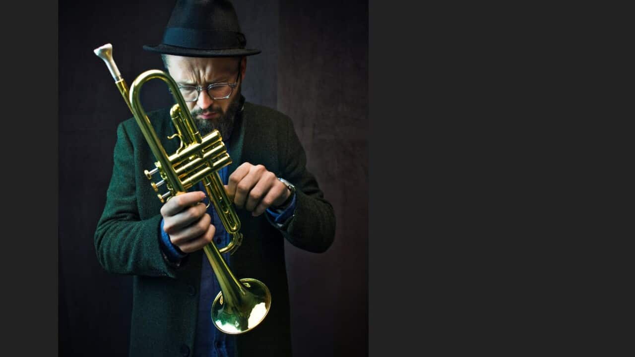 Tomasz Dąbrowski, trębacz, kompozytor, improwizator.