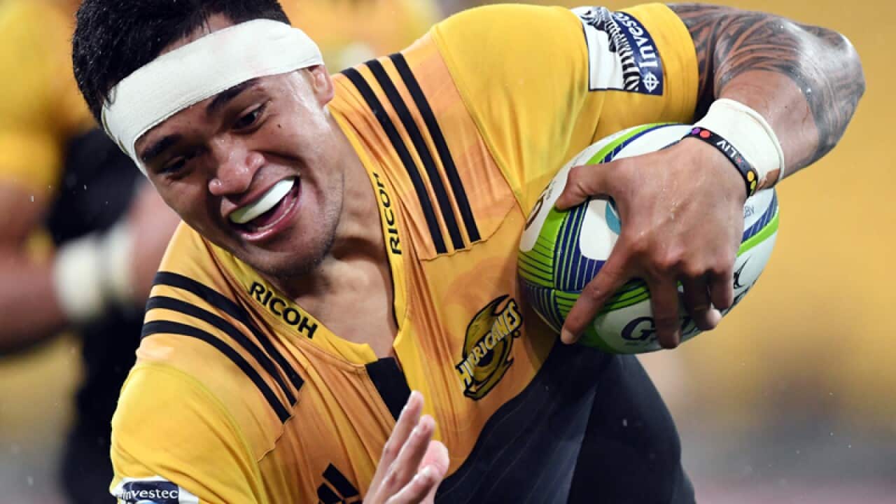 Vaea Fifita of the Hurricanes