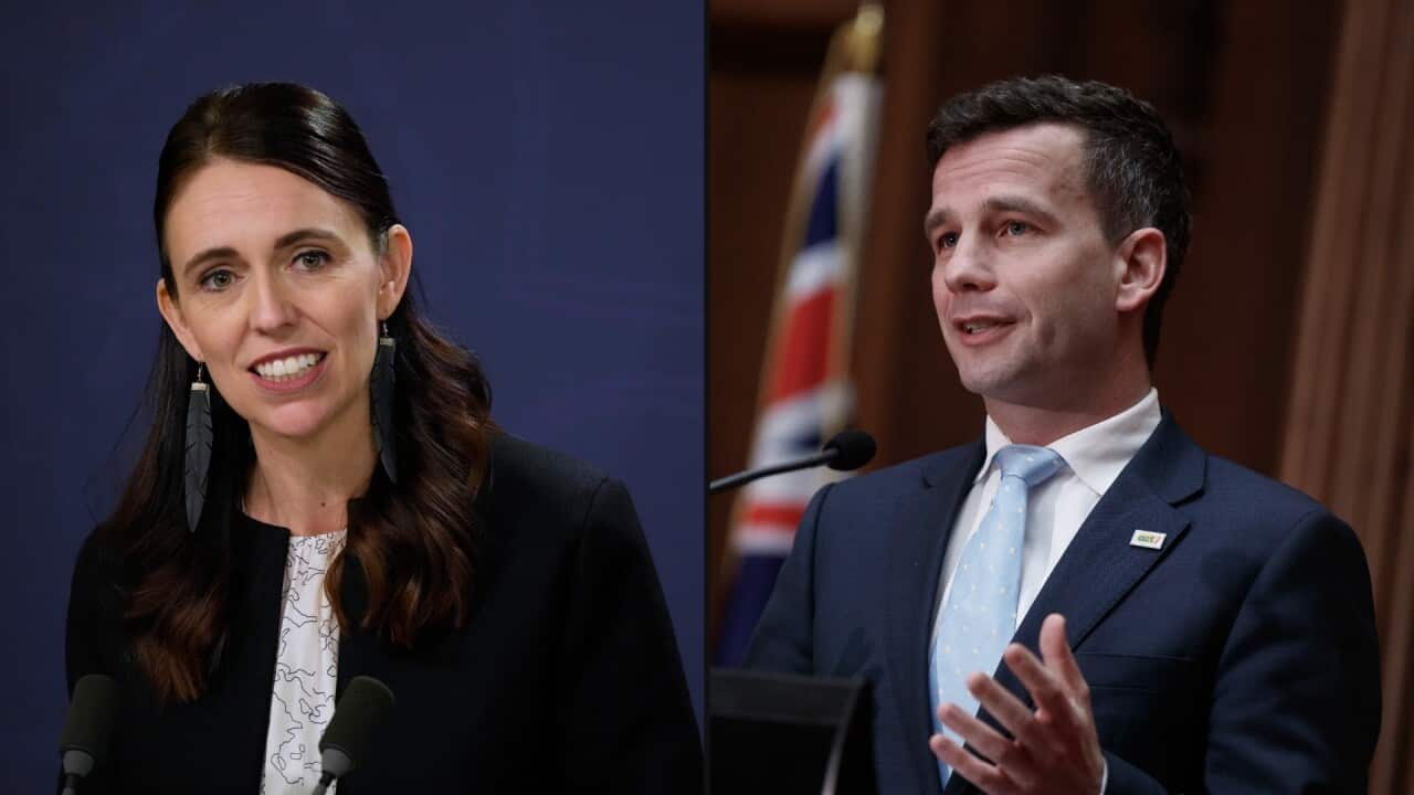 Composite image of Jacinda Ardern and David Seymour.