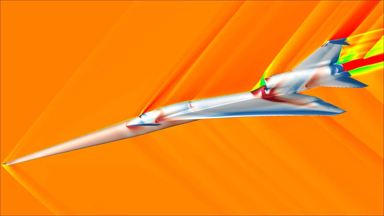 Image Release Shows How NASA is Visualising Quieter Supersonic Flight