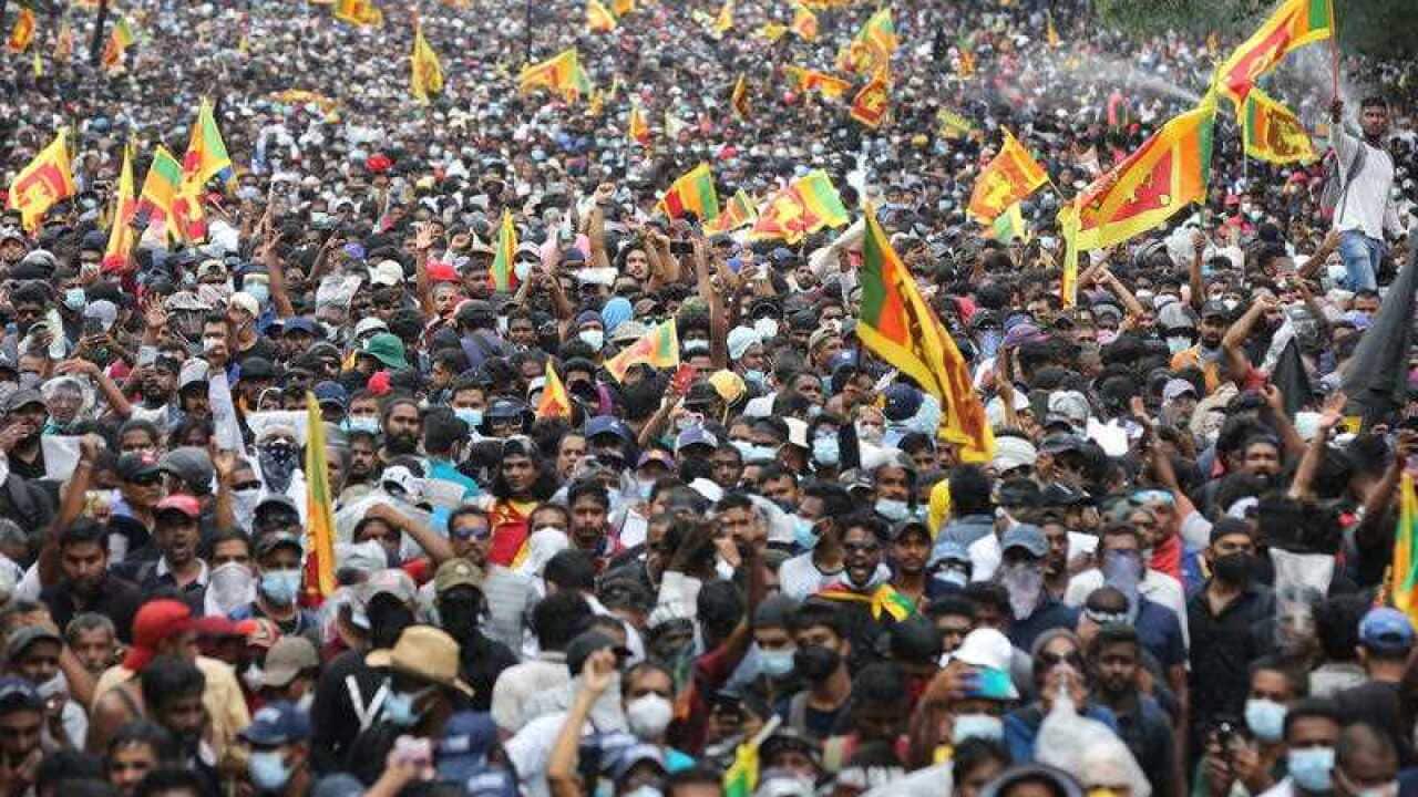 SRI LANKA CRISIS PROTEST