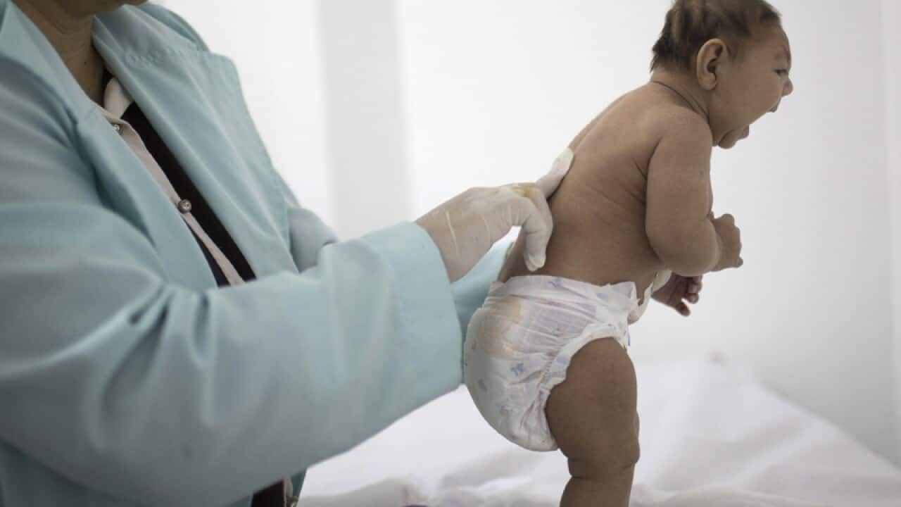 Lara, born with microcephaly