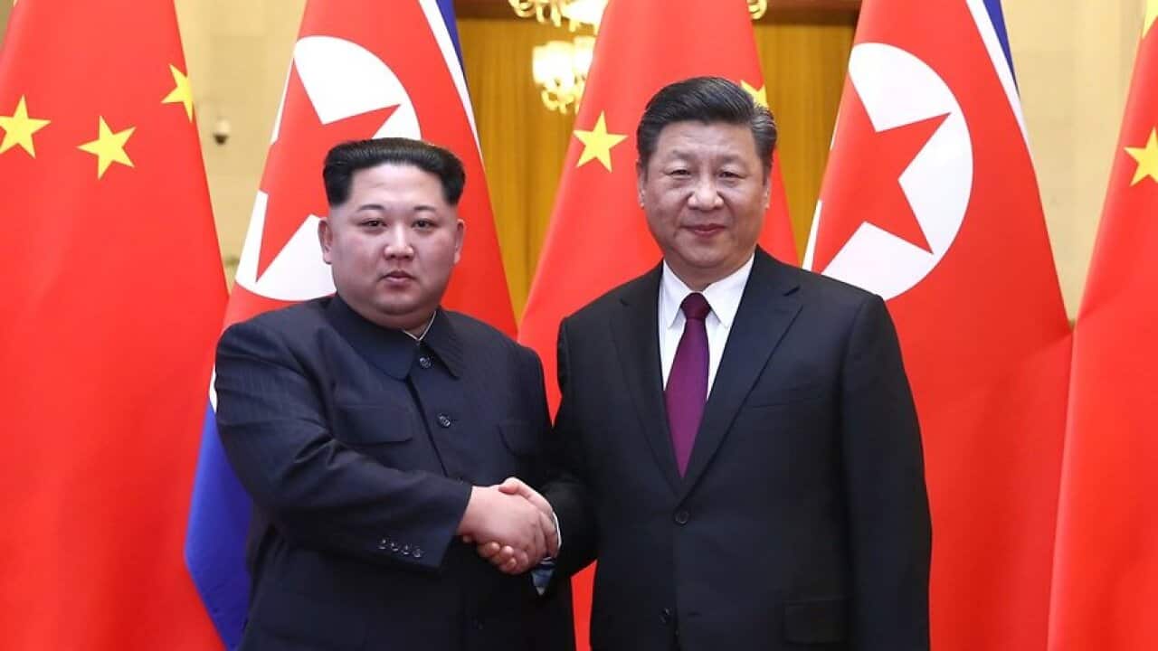Kim Jong-un's meeting with Xi Jinping