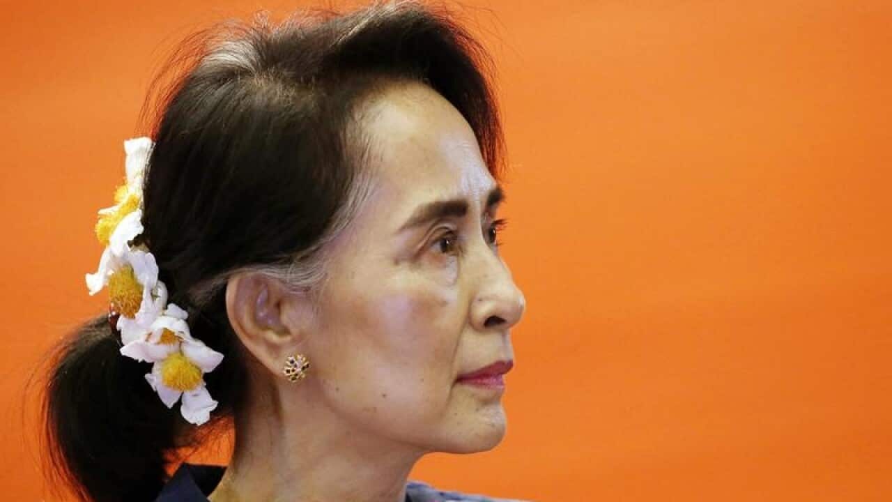 Myanmar's Aung San Suu Kyi