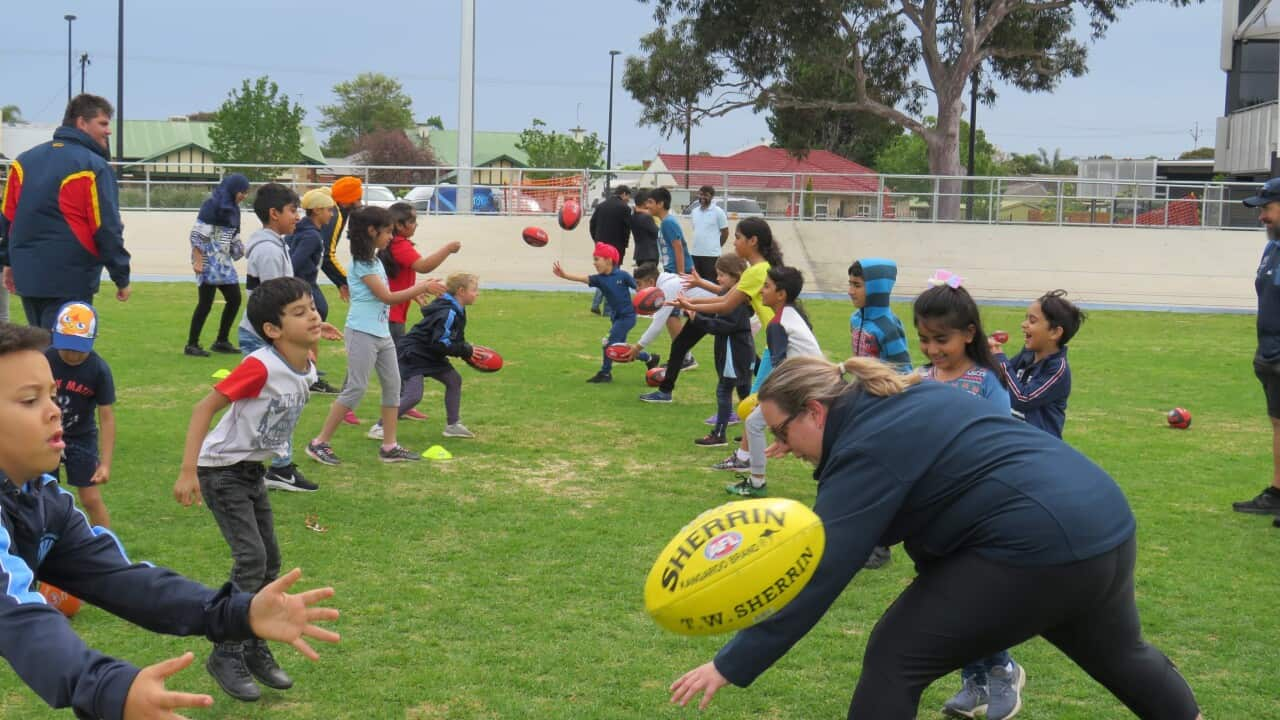 Indian Australian Kids Footy Camp