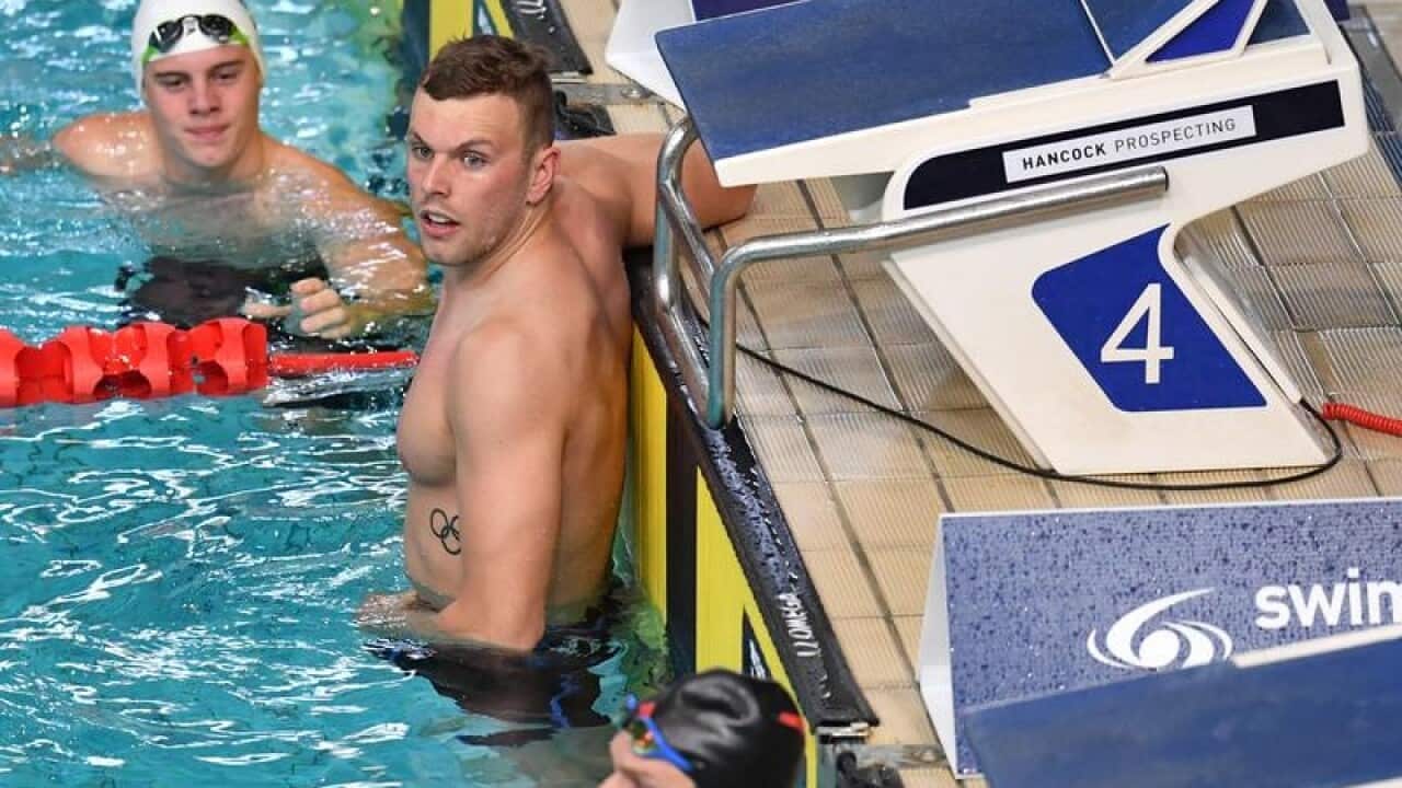 Australian swimmer Kyle Chalmers