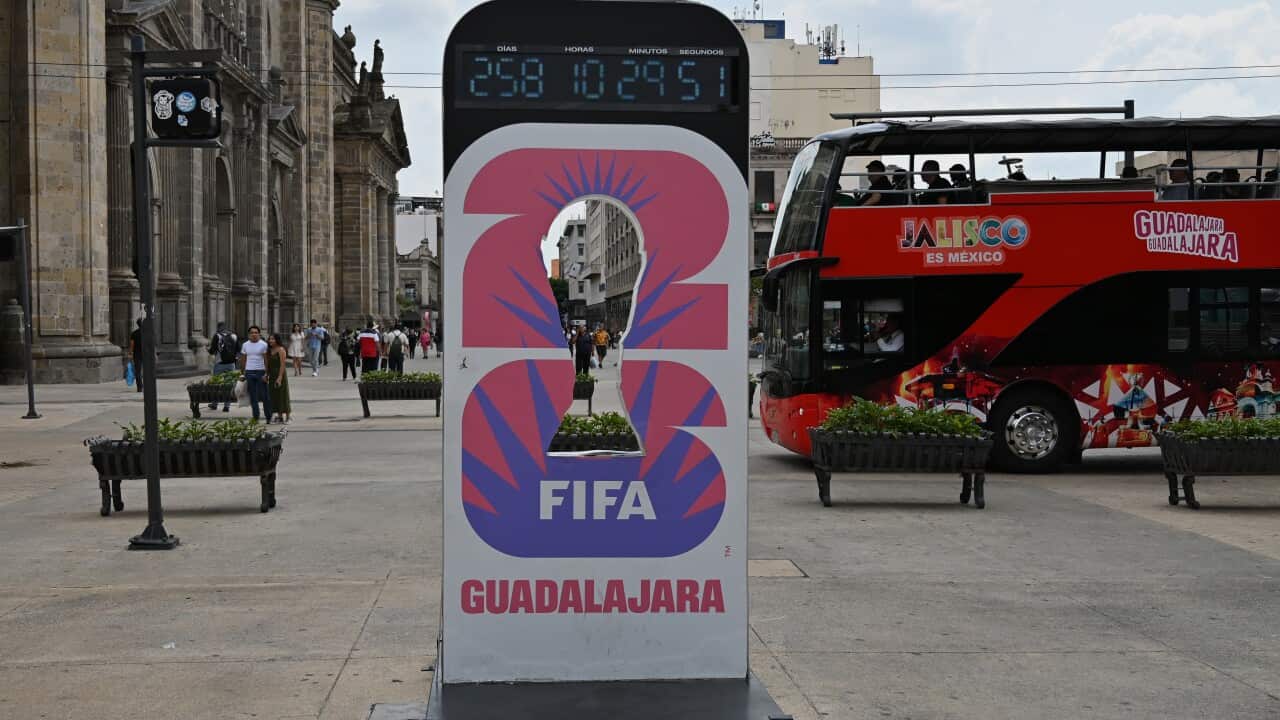 FIFA World Cup 2026 Countdown Clock Guadalajara, Mexico