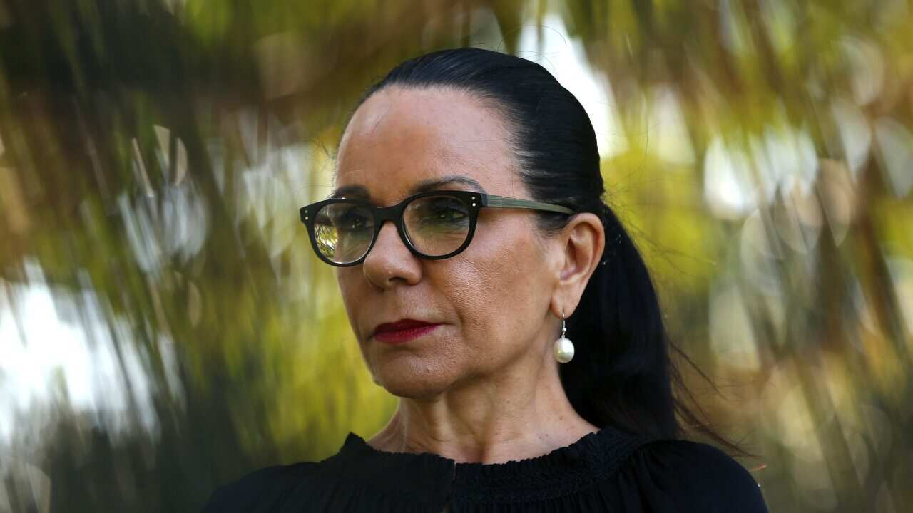The Shadow Minister for Families and Social Services Linda Burney is seen addressing media in Sydney, Friday, September 6, 2019.
