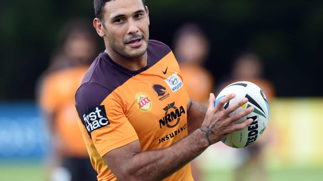 Brisbane Broncos player Justin Hodges