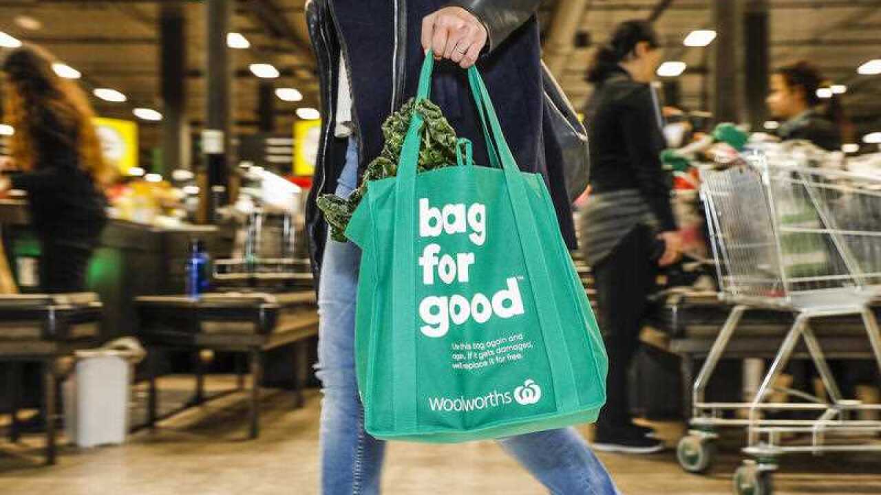 Reusable bag used at a Sydney supermarket.