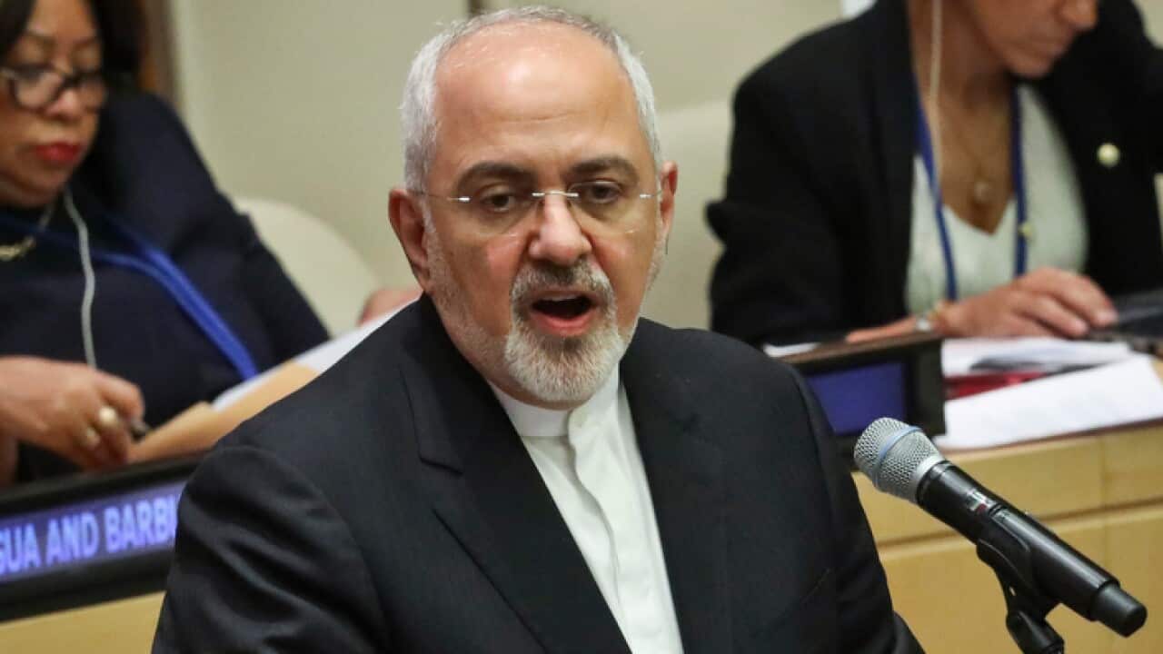 Iran's Foreign Minister Mohammad Javad Zarif