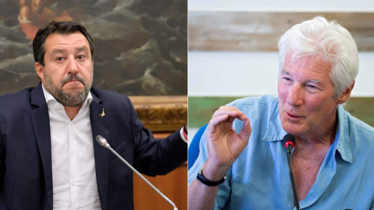 Matteo Salvini e Richard Gere