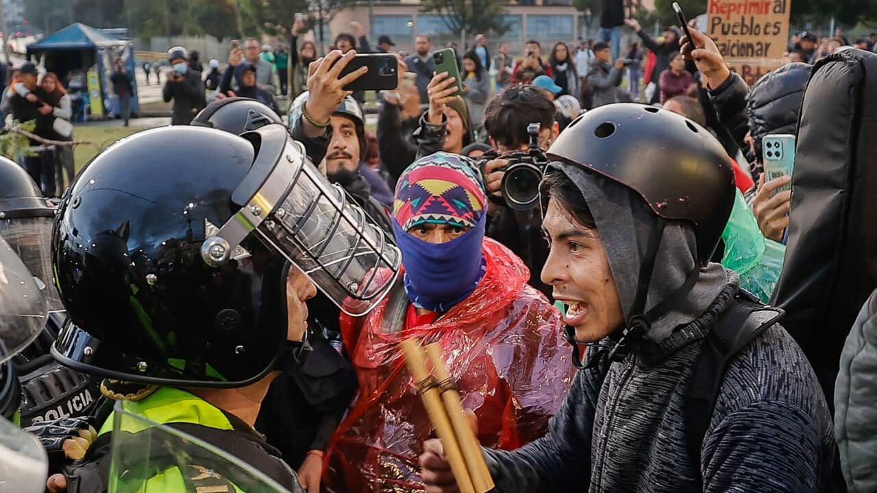 Protesters in Quito reject diesel price hike and show support for indigenous peoples