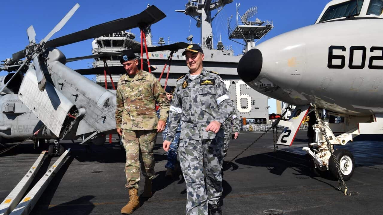 “At the end of the day we work very closely with our allies, in particular the United States”. Australian and US military personnel on a joint exercise.