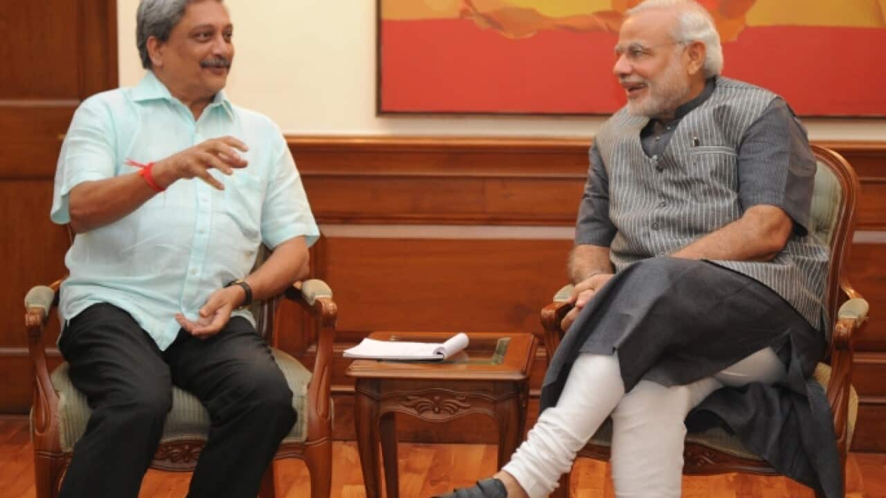 Manohar Parrikar, Narendra Modi, New Delhi