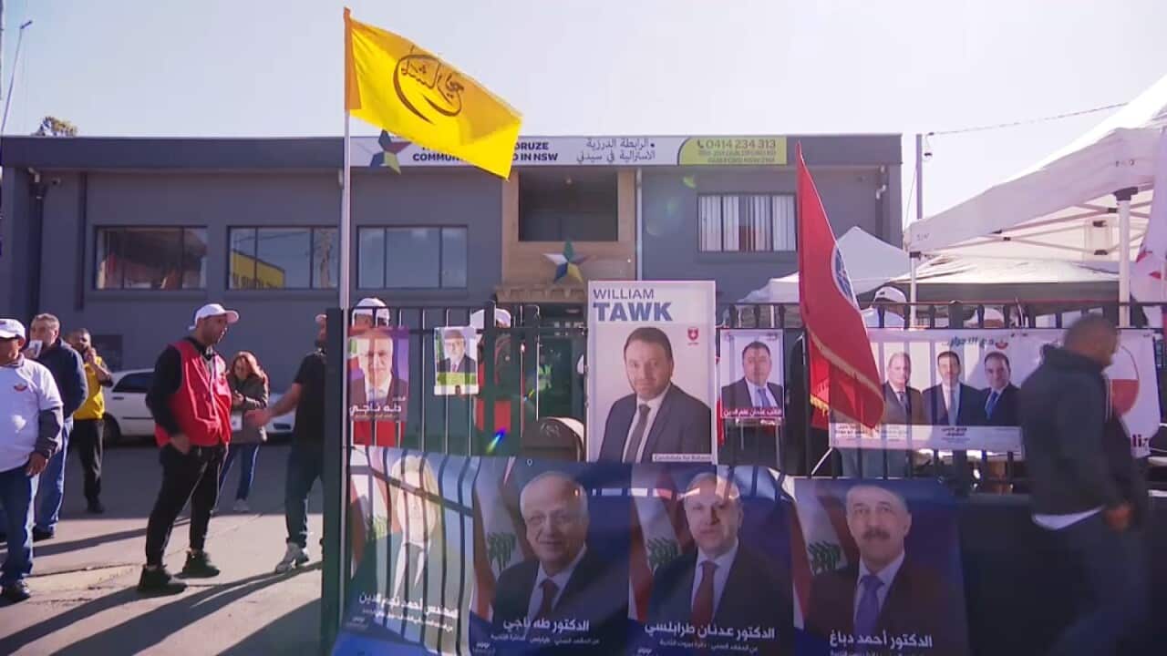 Lebanese Australians cast their ballots in Sydney as part of the diaspora who are eligible to vote in the 2022 parliamentary elections in Lebanon.