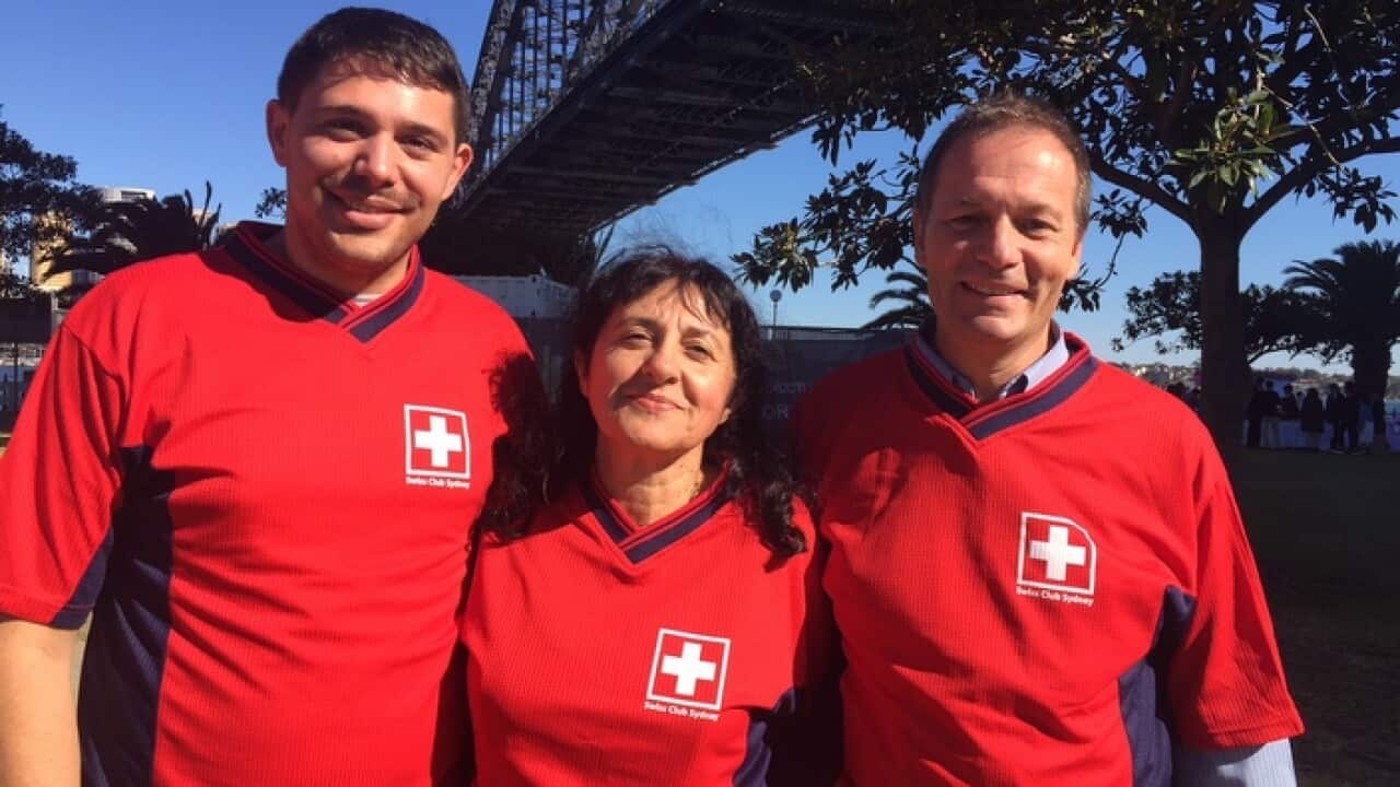 The Frutigers -- Martin, Maria and Daniel, left to right