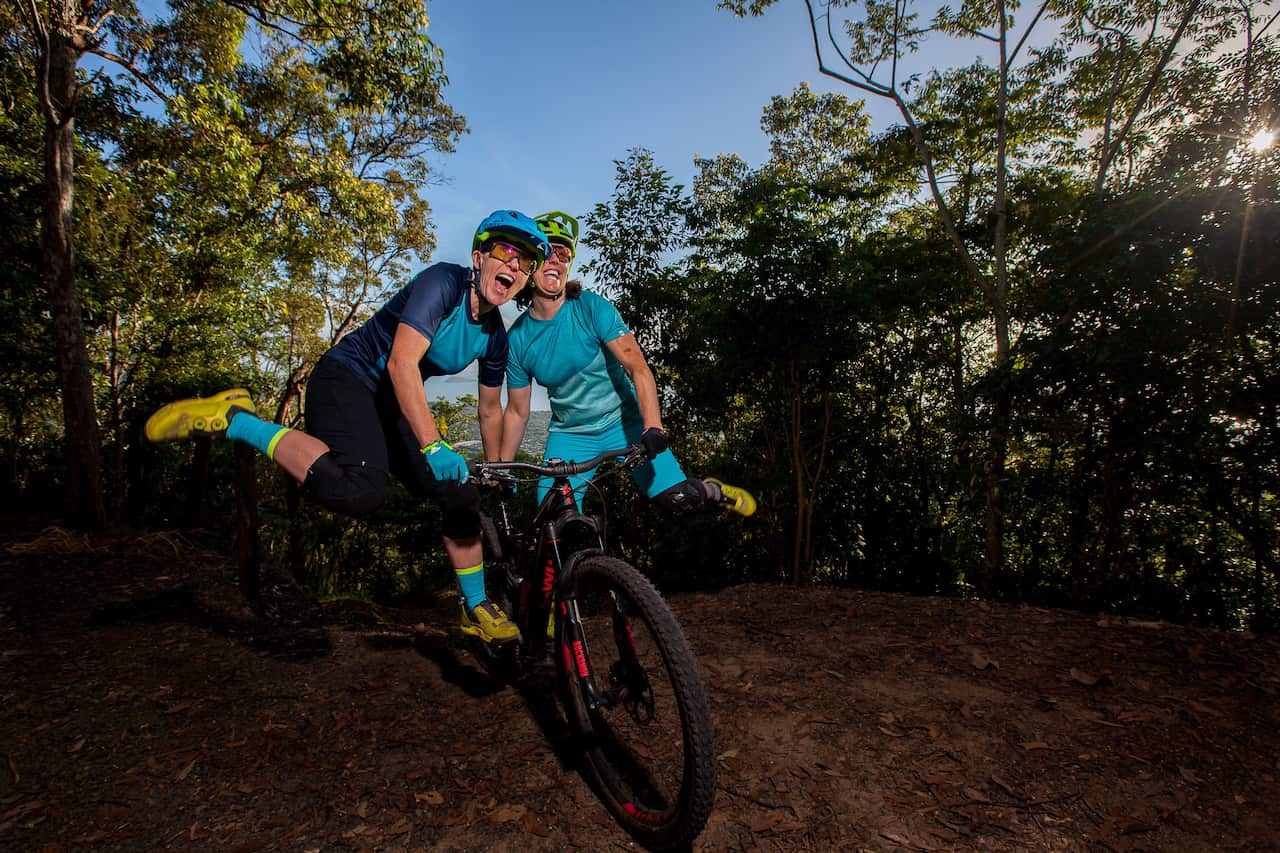 Fiona Dick, mountain biking, skills, smile