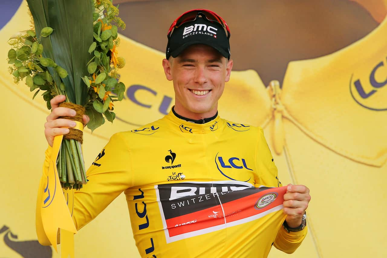 Rohan Dennis of BMC Racing will wear the yellow jersey on the opening road stage of the 2015 Tour.