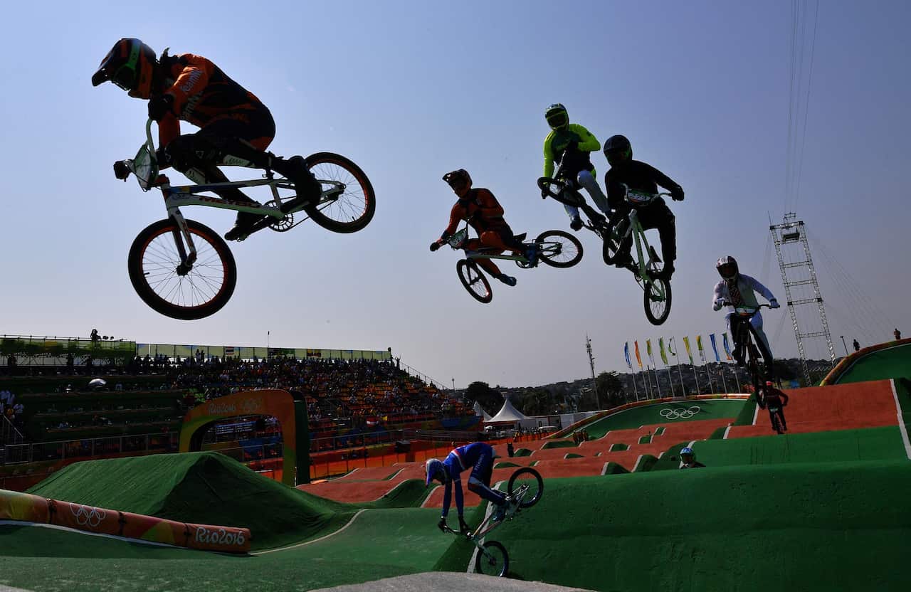 2016 Rio Olympic Games BMX Quarter finals Sam Willoughby
