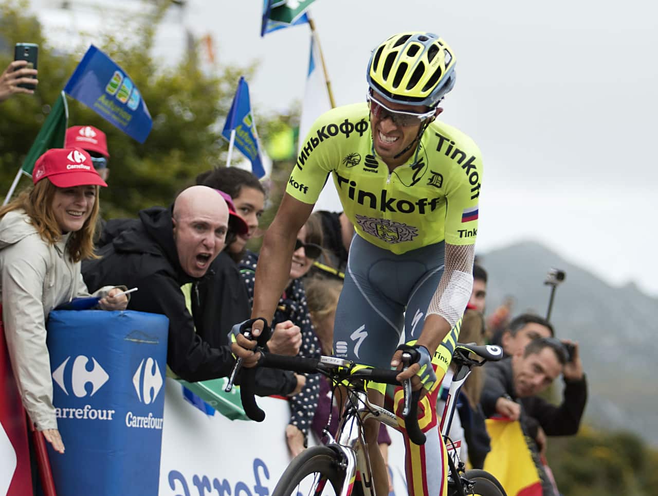 Alberto Contador later admitted his impulsiveness cost him on the stage to Lagos de Covadonga.