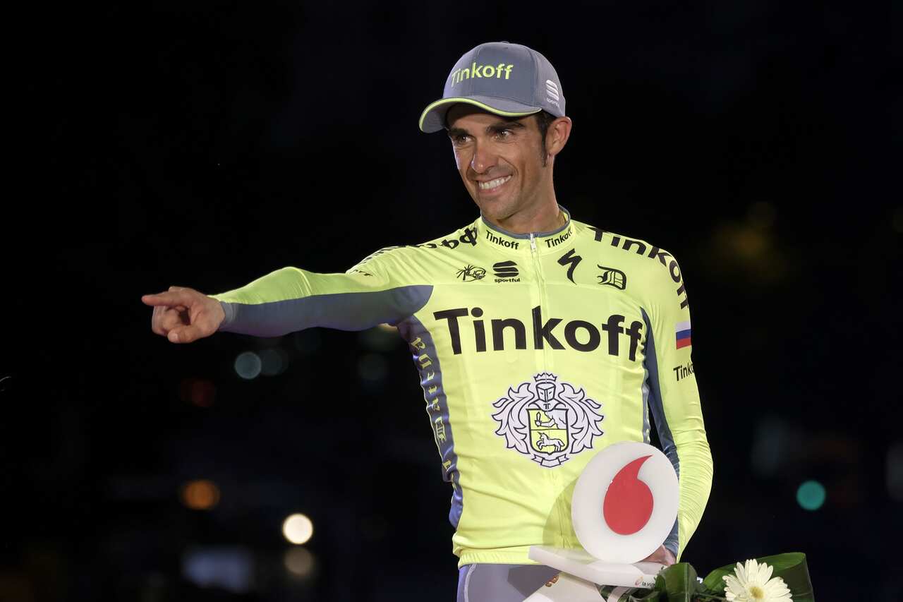 Did it for the fans... Alberto Contador.