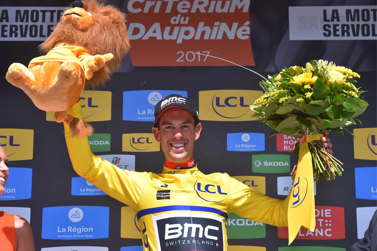 Richie Porte moves into the yellow jersey after stage 6 of the Critérium du Dauphiné