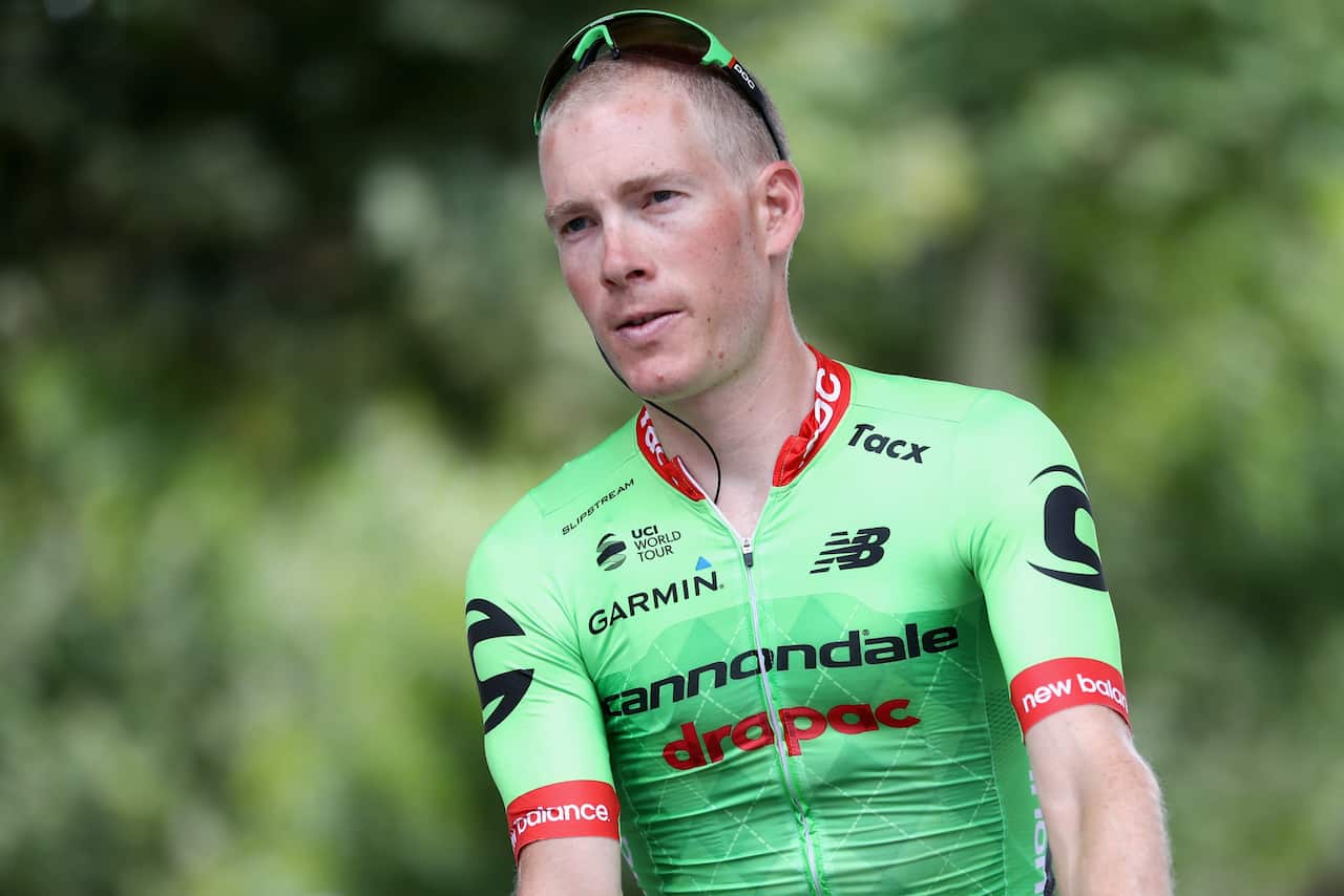Saving his biscuits… Andrew Talanksy appears to have been preserving his energies for a stage like today.