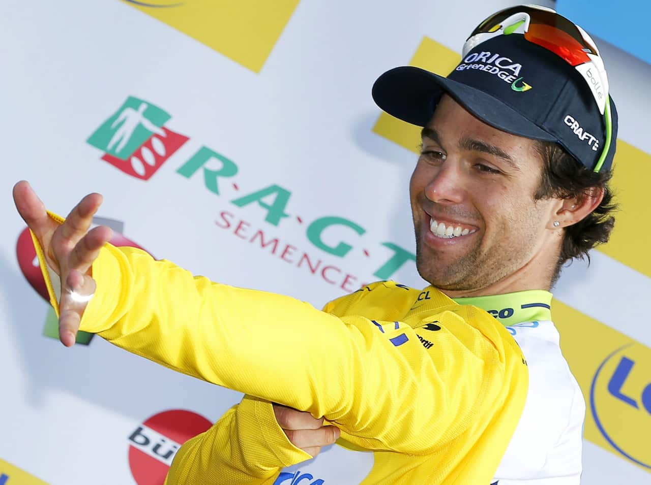 In sparkling form... Michael 'Bling' Matthews.