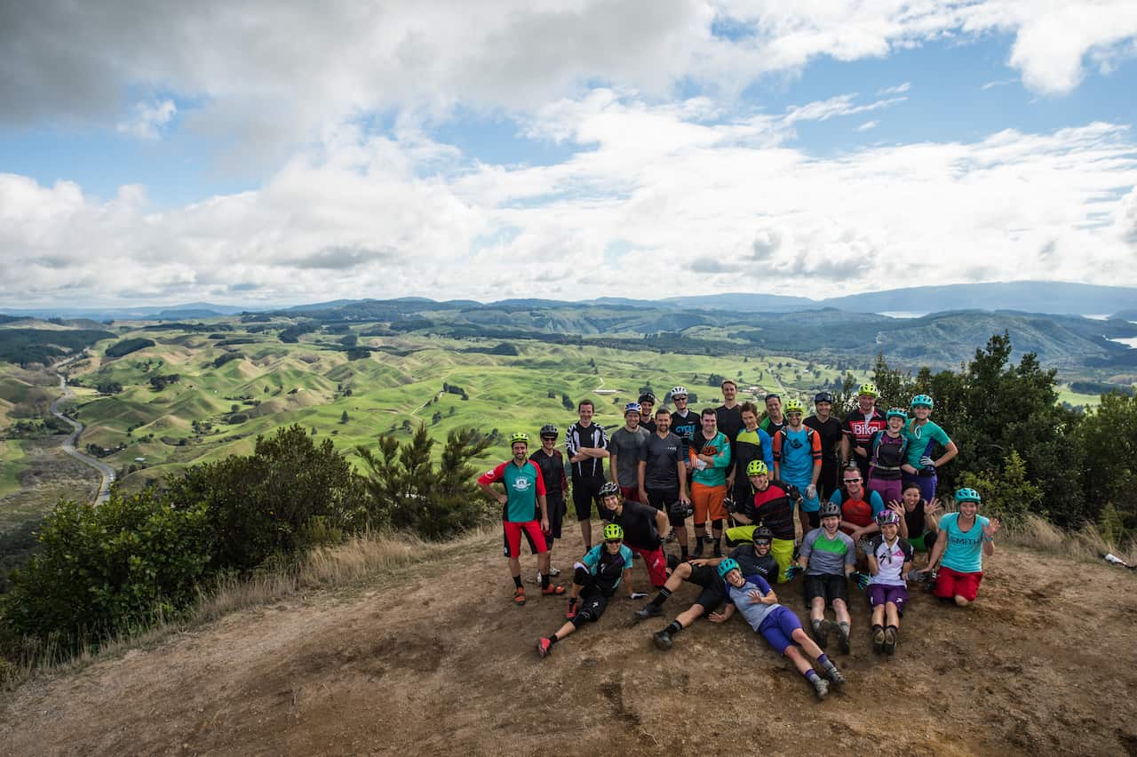 A grouup photo from media camp number two