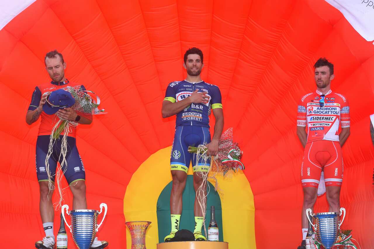 Coppa Sabatini 2017 podium.