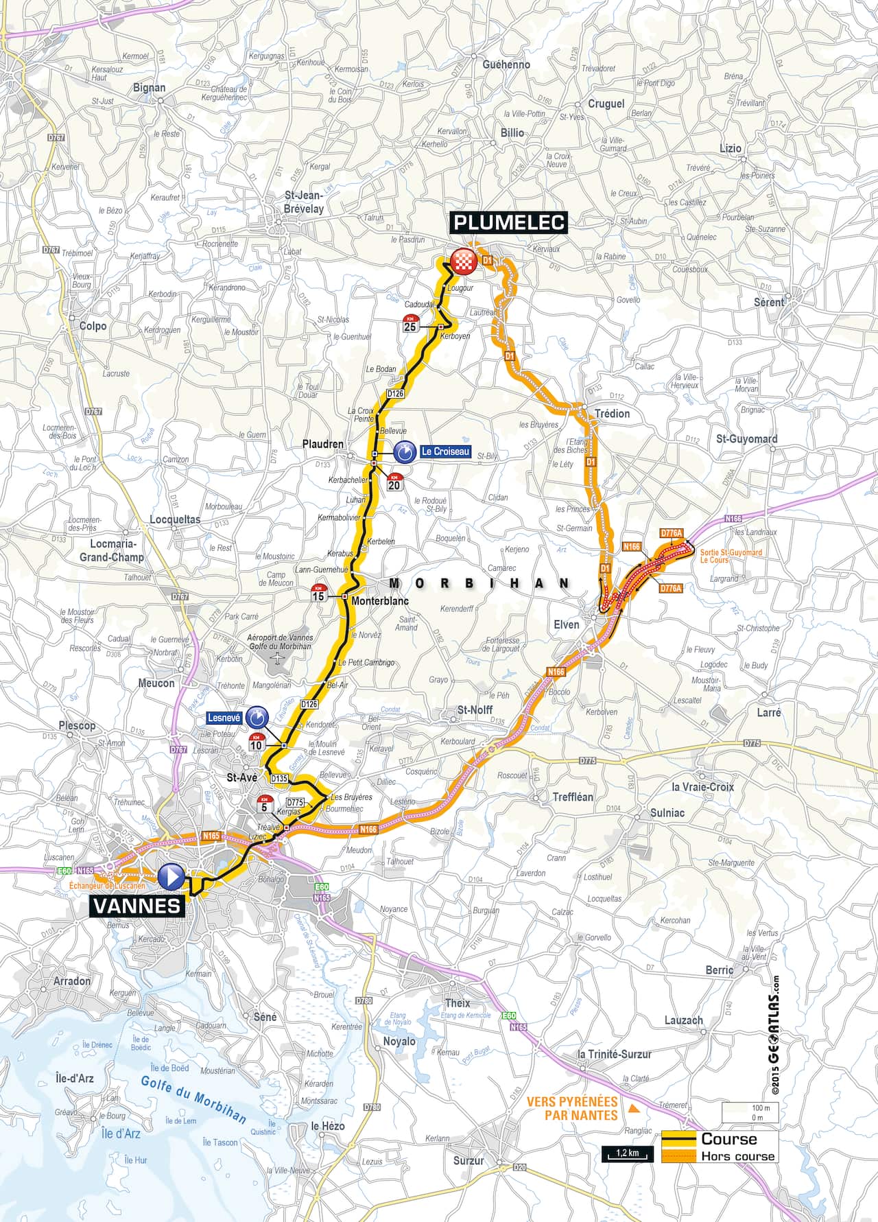 Race against time... The Stage 9 map.