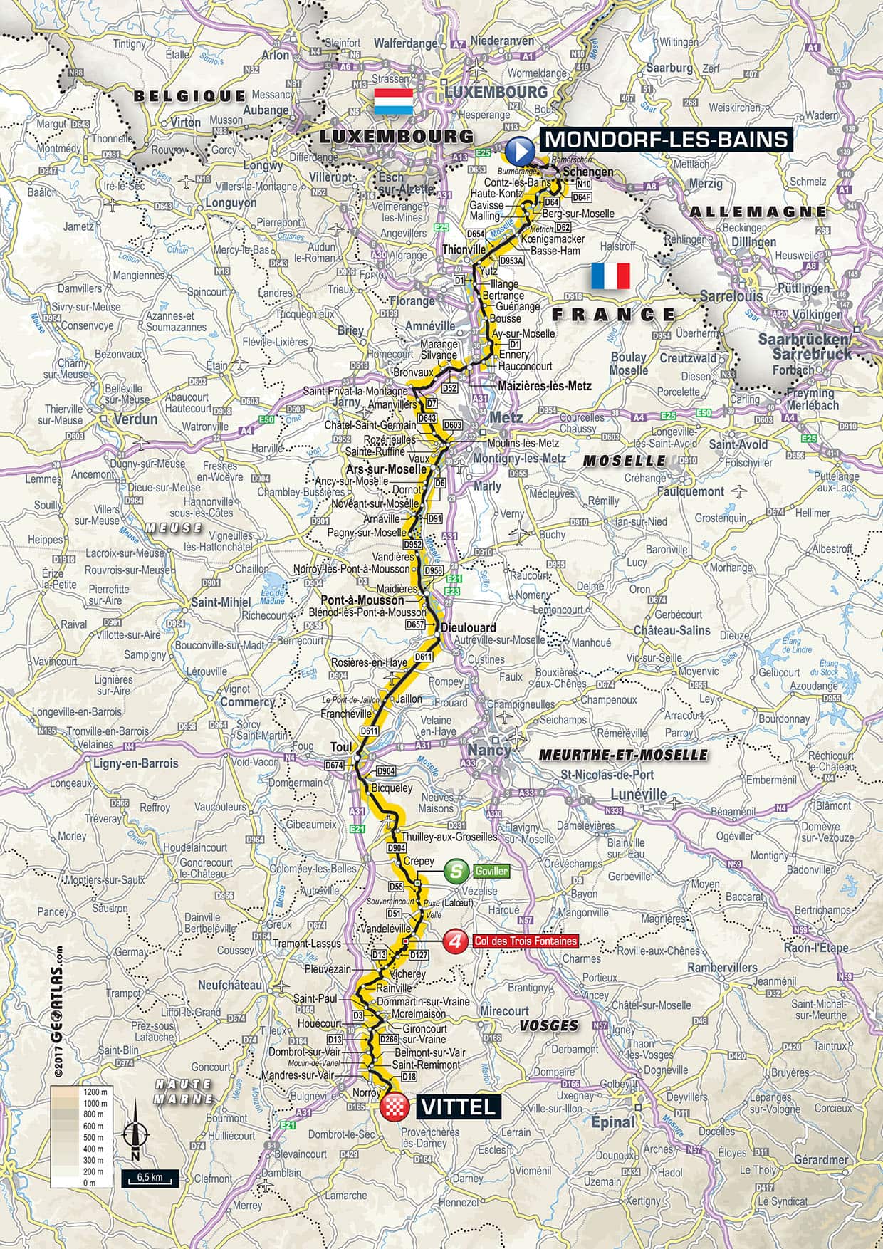 Yo Andy, you home? Today's stage begins 200 metres from the home of 2010 Tour champion Andy Schleck.