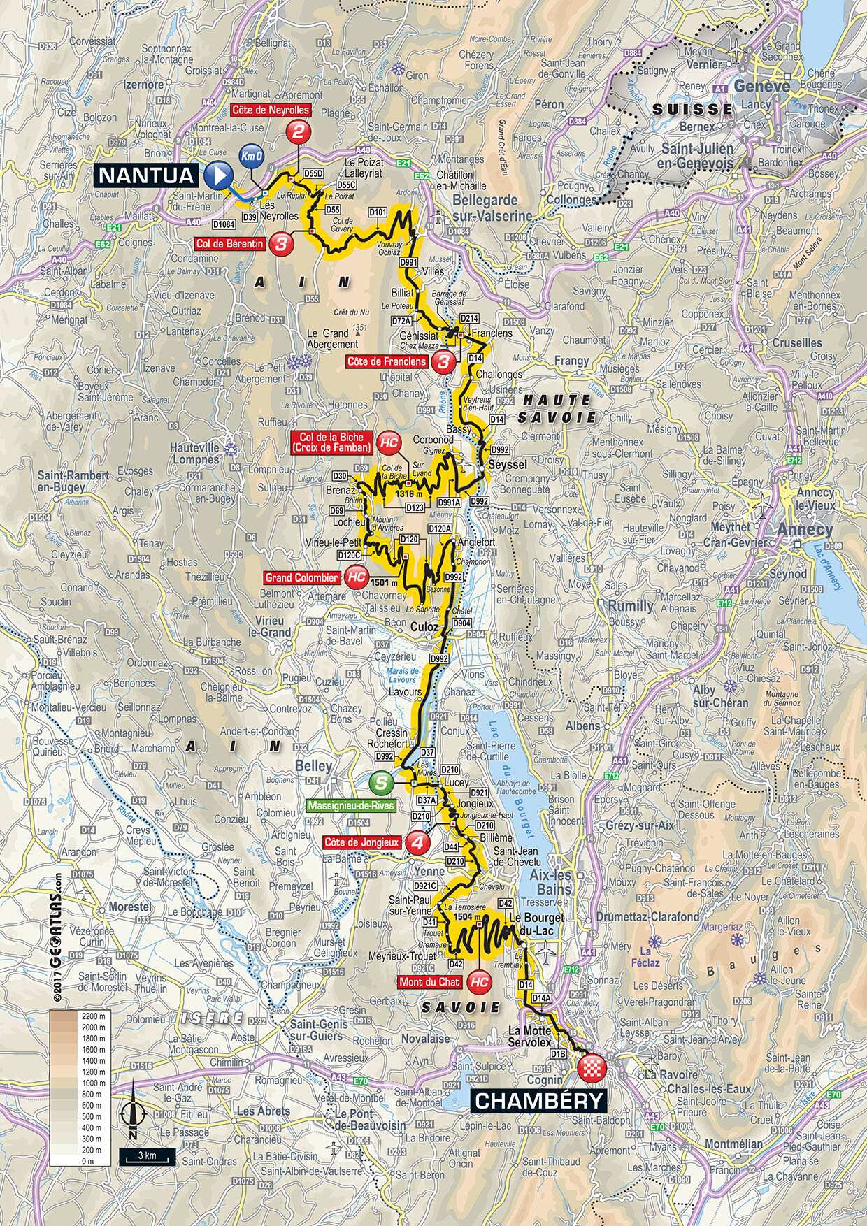 "This wild world of mountains at a relatively low altitude will put the peloton into the unknown," says the official Tour website.