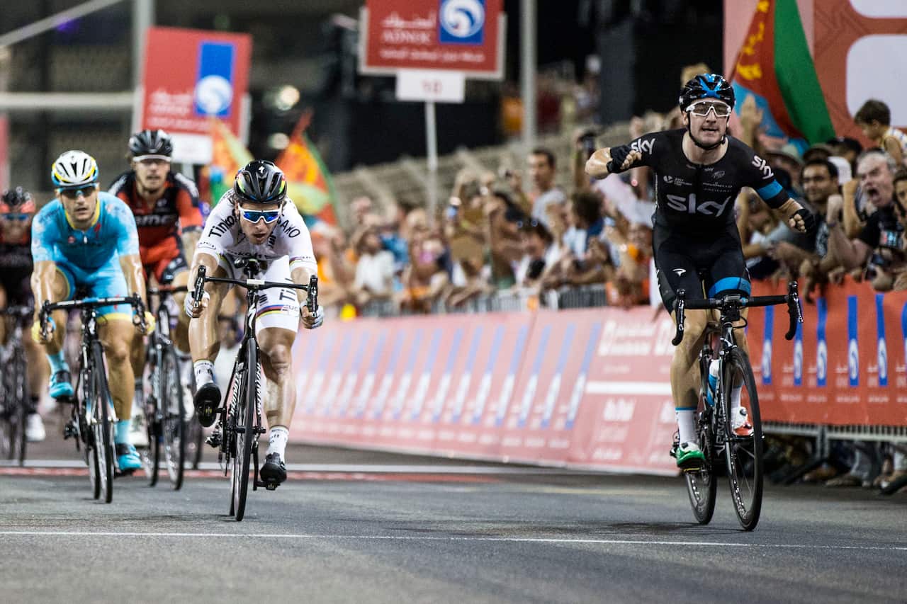Abu Dhabi Tour, Elia Viviani, Team Sky