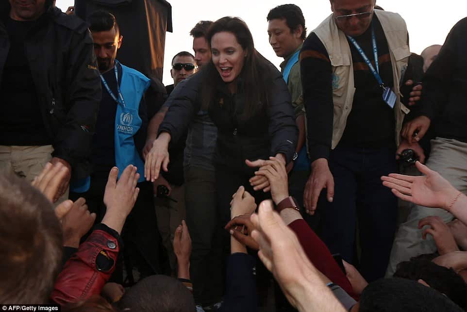 Angelia Jolie worries the refugee problem is out of control now.