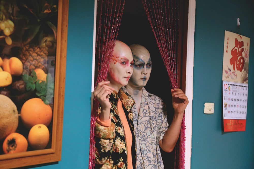 Gabrielle Chan and Michael Quan in Girt By Fear